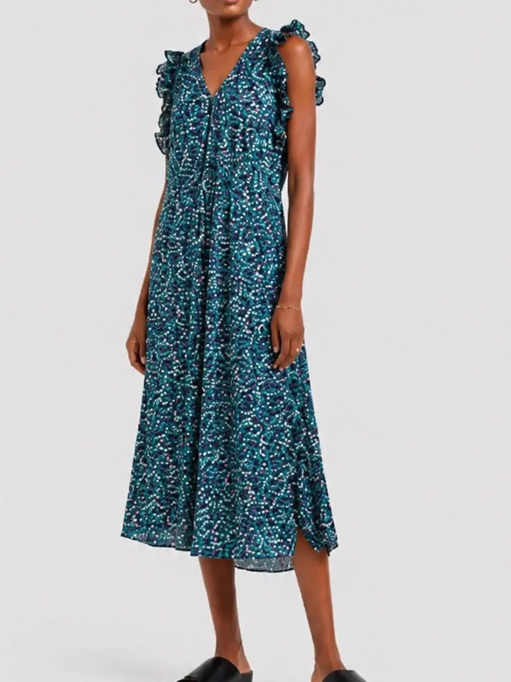 Mirth The Cassis Tank Dress Midnight Coral Small